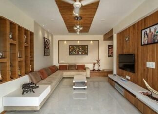 Rustic living room designs Indian style