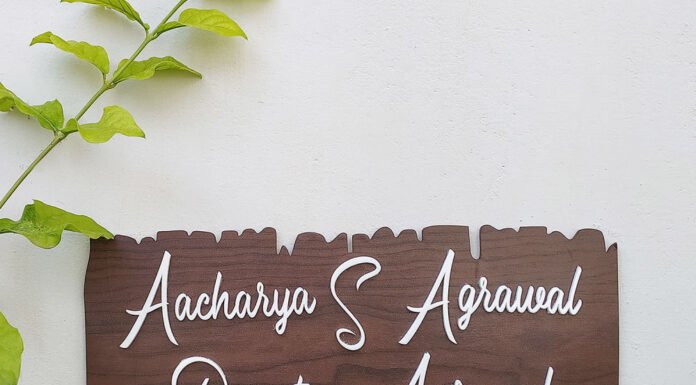 15 Designer Name Plates For Homes