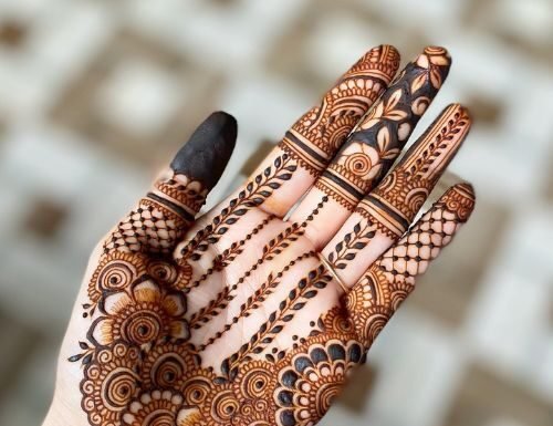 Best 12 Front Hand Mehndi Designs | Easy Mehndi Designs Front Hand