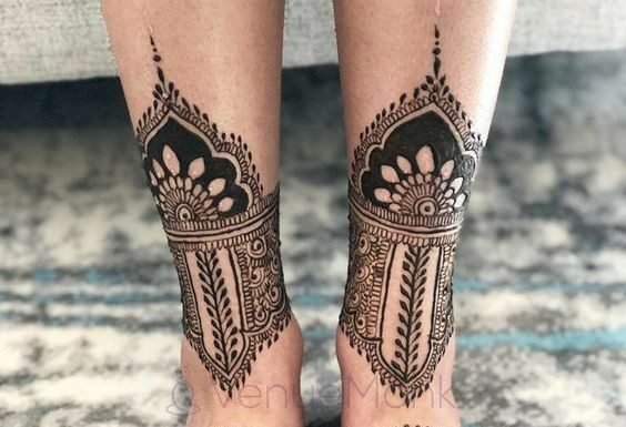 Simple mehndi designs for Legs | New mehndi designs for Bridal