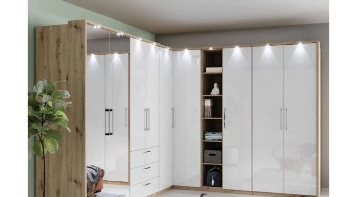 Functional & Elegant Corner Wardrobe Design Inspiration