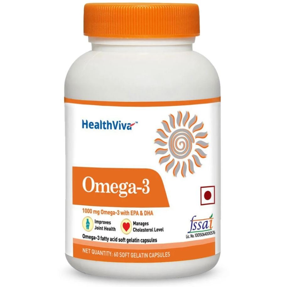  HealthViva Omega 3 Supplement