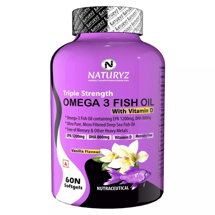 Naturyz Triple Strength Omega 3 Fish Oil