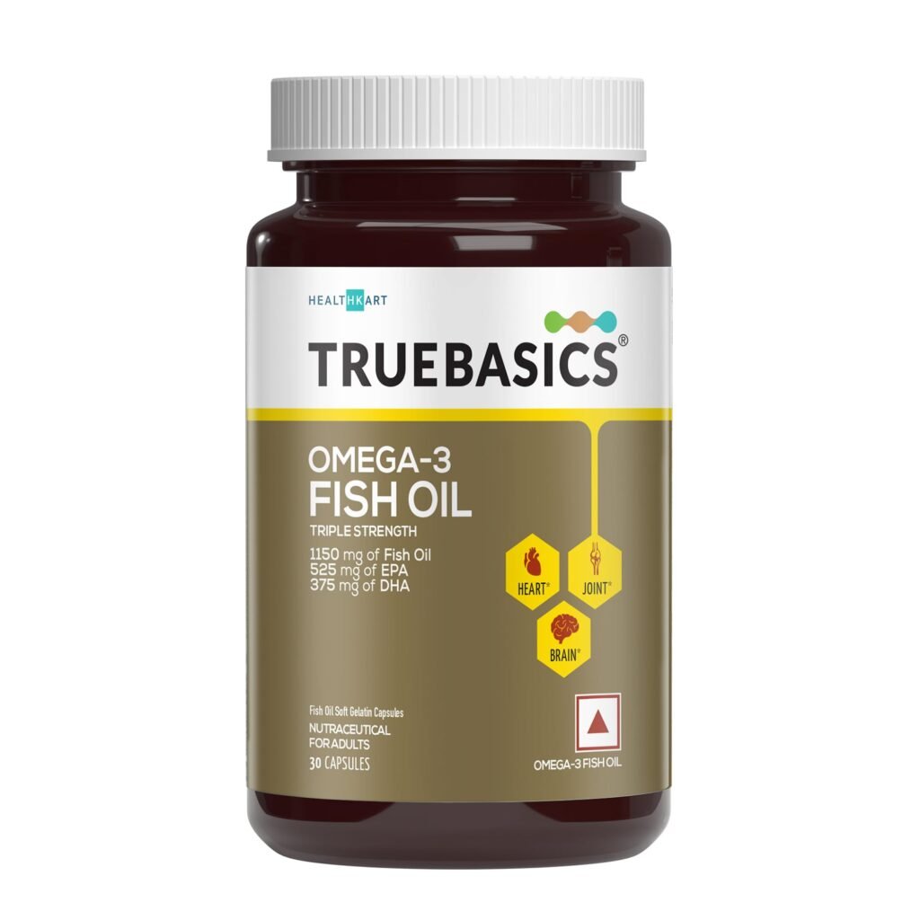  TrueBasics Omega 3 Fish Oil Capsules