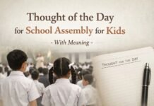 30 School Small Thoughts in English