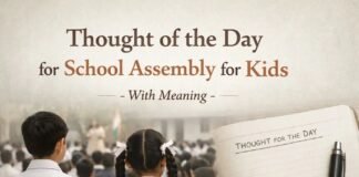 30 School Small Thoughts in English