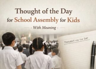 30 School Small Thoughts in English