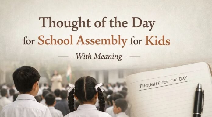 30 School Small Thoughts in English