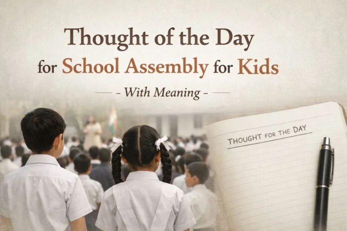 School Small Thoughts in English